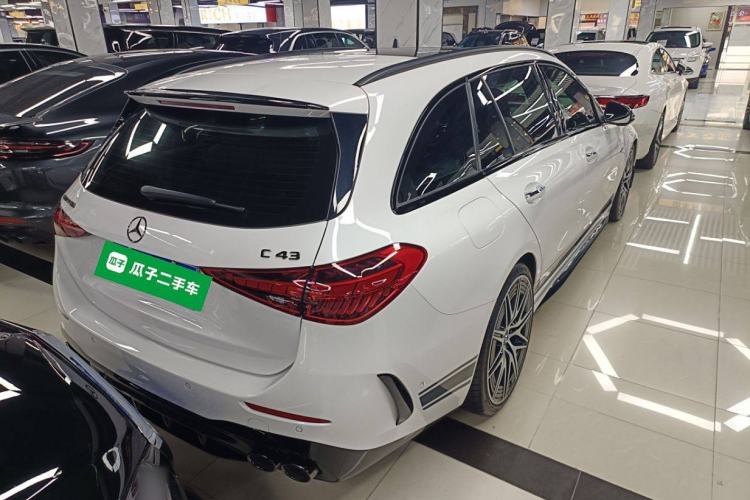 Used Mercedes-Benz C-Class AMG 2023 AMG C 43 4MATIC Estate Special Edition Rear Right 45 Deg