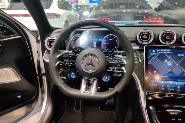 Used Mercedes-Benz C-Class AMG 2023 AMG C 43 4MATIC Estate Special Edition Steering Wheel