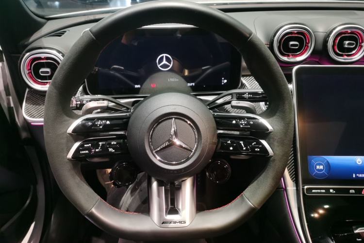 Used Mercedes-Benz C-Class AMG 2023 AMG C 43 4MATIC Estate Special Edition Steering Wheel