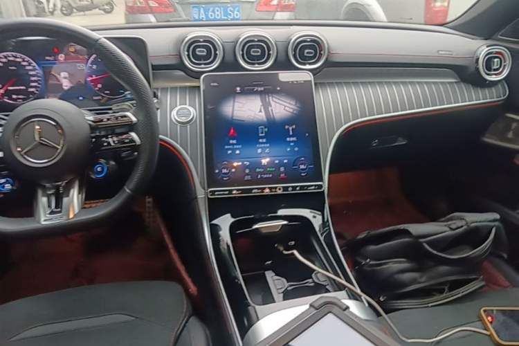 Used Mercedes-Benz C-Class AMG 2024 Facelift AMG C 43 4MATIC Audio And AC Panel