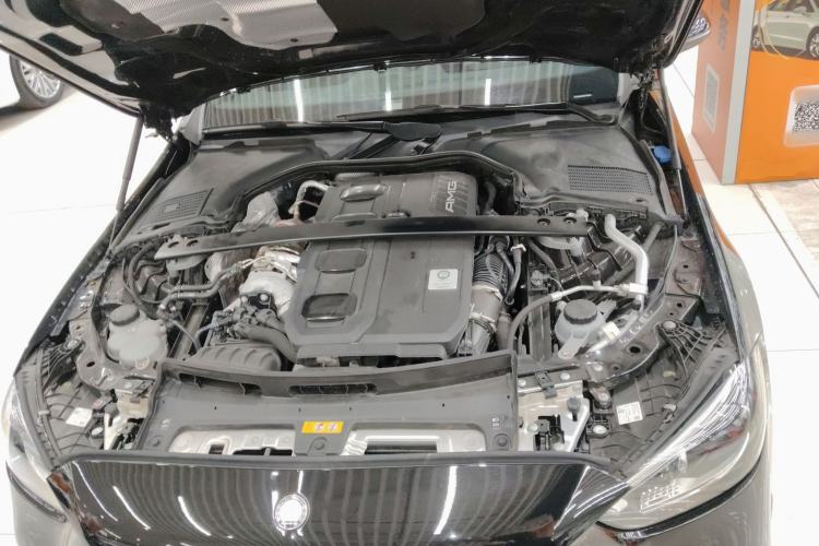 Used Mercedes-Benz C-Class AMG 2024 Facelift AMG C 43 4MATIC Engine Bay