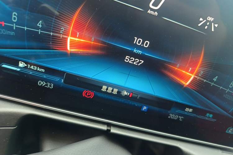 Used Mercedes-Benz C-Class AMG 2024 AMG C 43 4MATIC Odometer Close Up