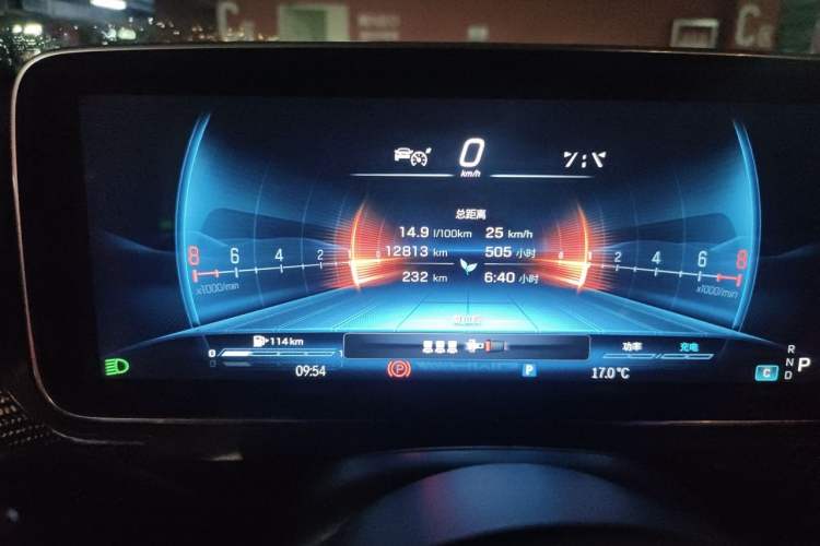 Used Mercedes-Benz C-Class AMG 2024 AMG C 43 4MATIC Odometer Close Up