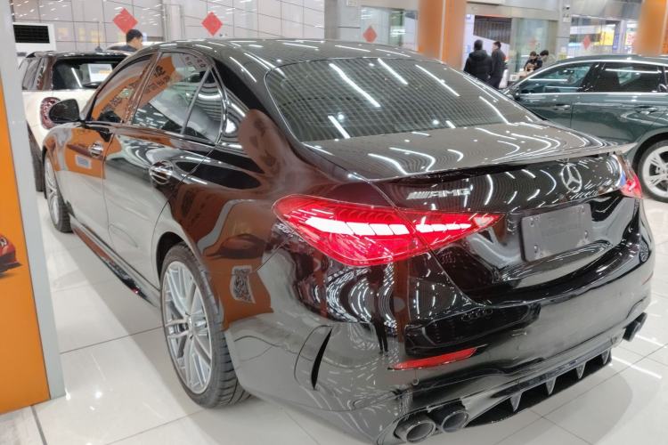 Used Mercedes-Benz C-Class AMG 2024 Facelift AMG C 43 4MATIC Rear Left 45 Deg
