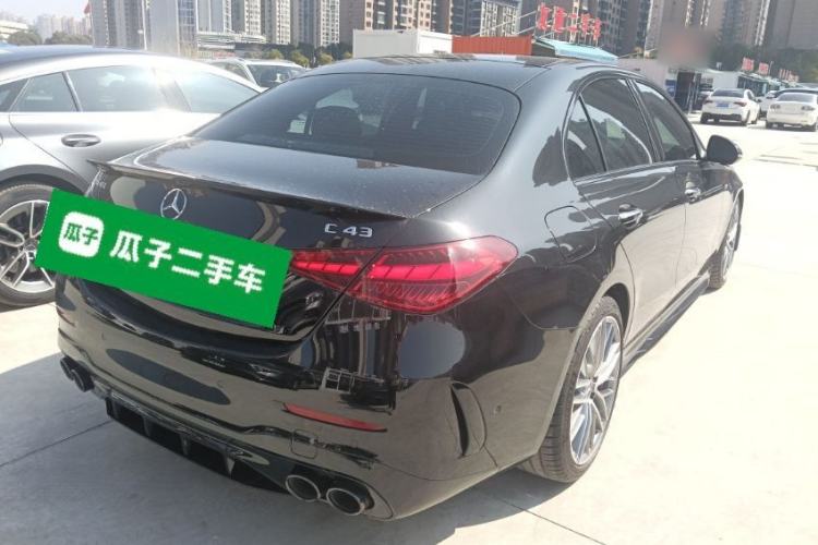 Used Mercedes-Benz C-Class AMG 2024 Facelift AMG C 43 4MATIC Rear Right 45 Deg