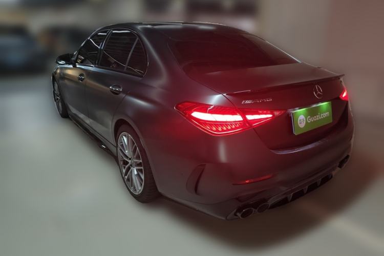 Used Mercedes-Benz C-Class AMG 2024 Facelift AMG C 43 4MATIC Rear Left 45 Deg
