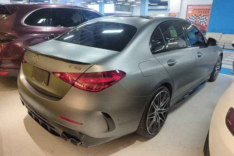 Used Mercedes-Benz C-Class AMG 2024 AMG C 43 4MATIC Special Edition Rear Right 45 Deg