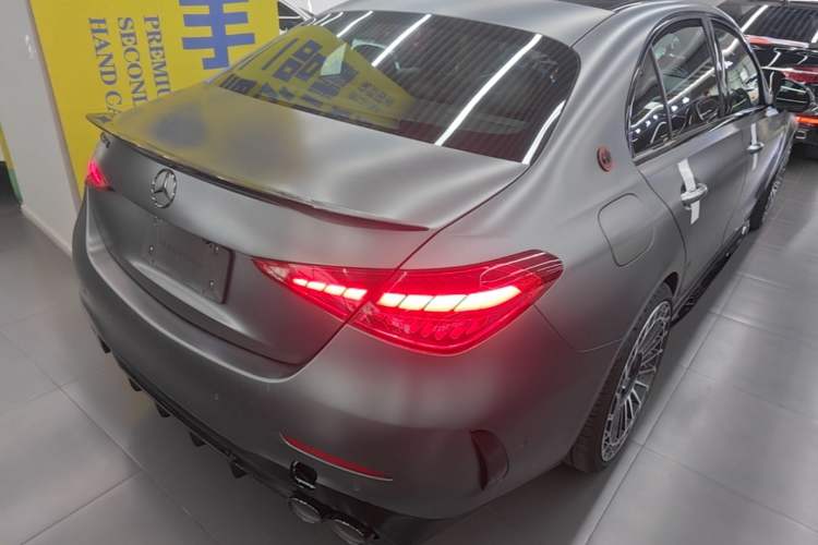 Used Mercedes-Benz C-Class AMG 2024 AMG C 43 4MATIC Special Edition Rear Right 45 Deg