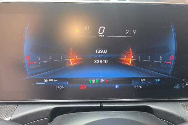 Used Mercedes-Benz C-Class AMG 2024 AMG C 43 4MATIC Odometer Close Up