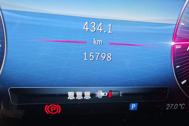 Used Mercedes-Benz C-Class AMG 2024 Facelift AMG C 43 4MATIC Odometer Close Up