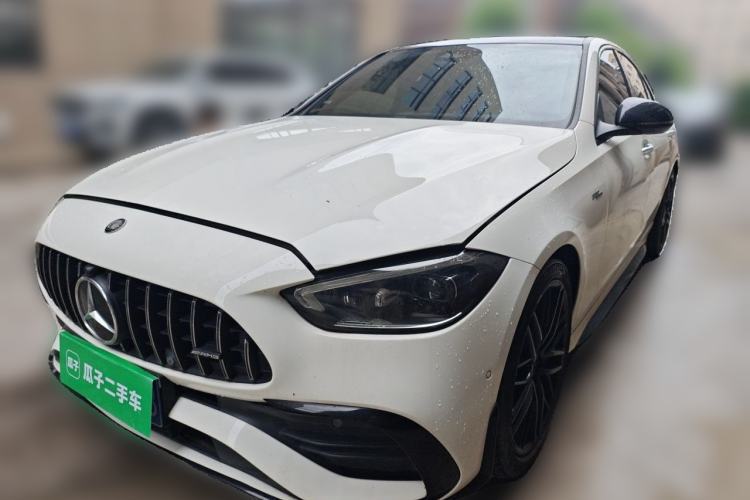 Used Mercedes-Benz C-Class AMG 2024 Facelift AMG C 43 4MATIC Guazi used car, China used car export, Used car for sale, Used cars, Cheapest cars for sale