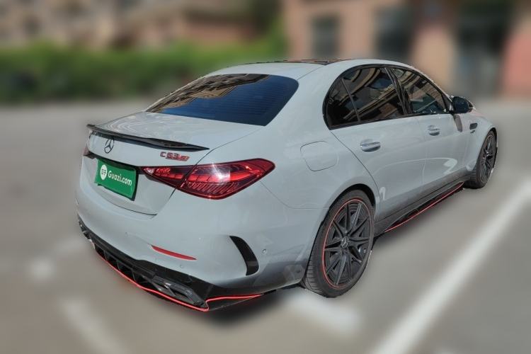Used Mercedes-Benz C-Class AMG New Energy 2024 AMG C 63 S E PERFORMANCE F1 Edition Rear Right 45 Deg
