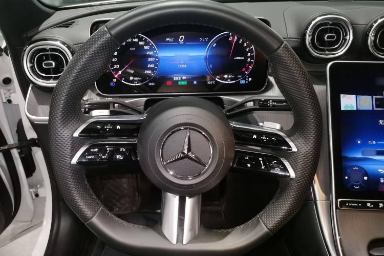 Used Mercedes-Benz C-Class New Energy 2023 C 350 eL Steering Wheel