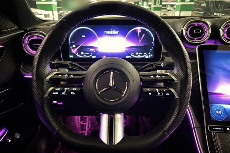 Used Mercedes-Benz C-Class New Energy 2023 C 350 eL Steering Wheel