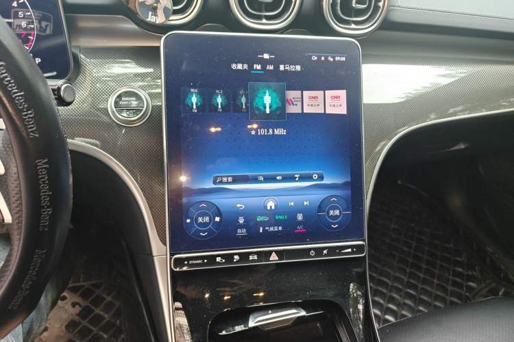 Used Mercedes-Benz C-Class New Energy 2023 Second Facelift C 350 eL Audio And AC Panel
