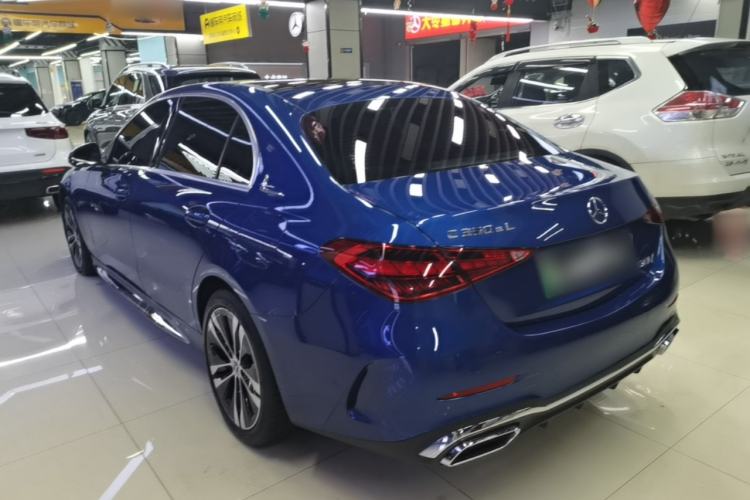 Used Mercedes-Benz C-Class New Energy 2023 C 350 eL Rear Left 45 Deg