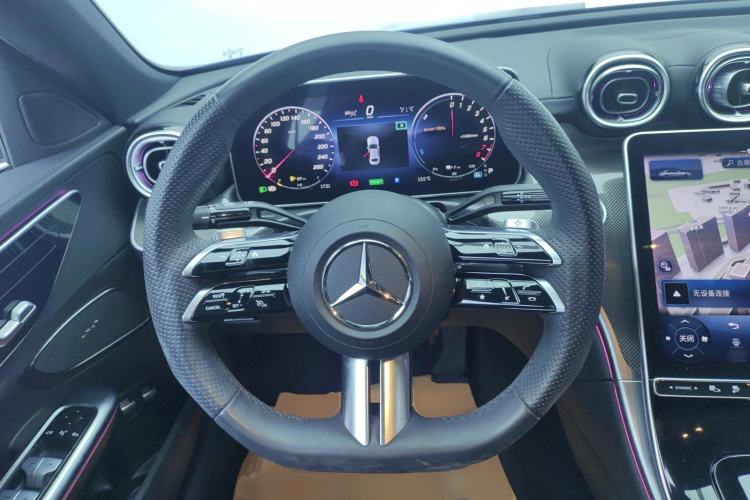 Used Mercedes-Benz C-Class New Energy 2023 C 350 eL Steering Wheel