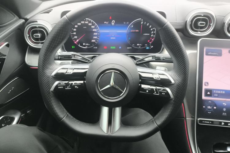 Used Mercedes-Benz C-Class New Energy 2023 C 350 eL Steering Wheel