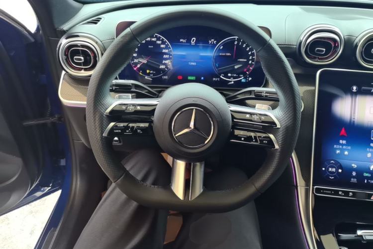 Used Mercedes-Benz C-Class New Energy 2023 C 350 eL Steering Wheel