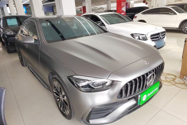 Used Mercedes-Benz C-Class New Energy 2023 Facelift C 350 eL Front Right 45 Deg