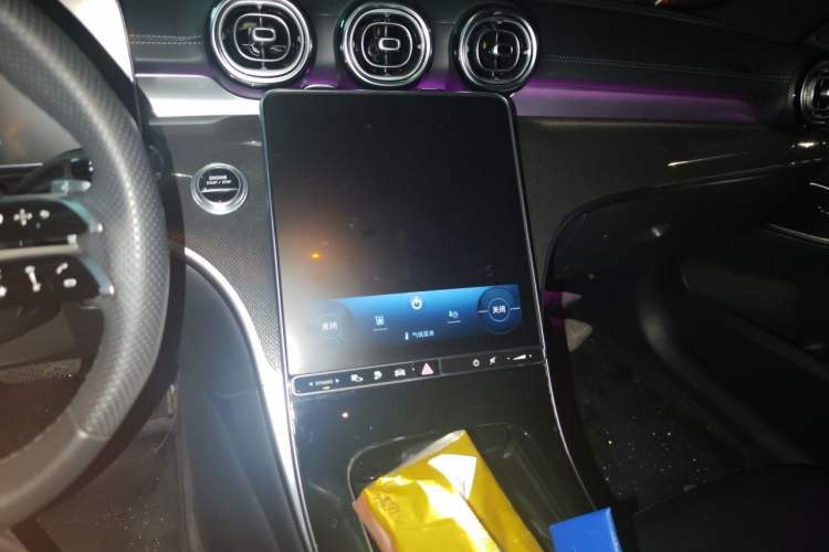 Used Mercedes-Benz C-Class New Energy 2023 C 350 eL Audio And AC Panel