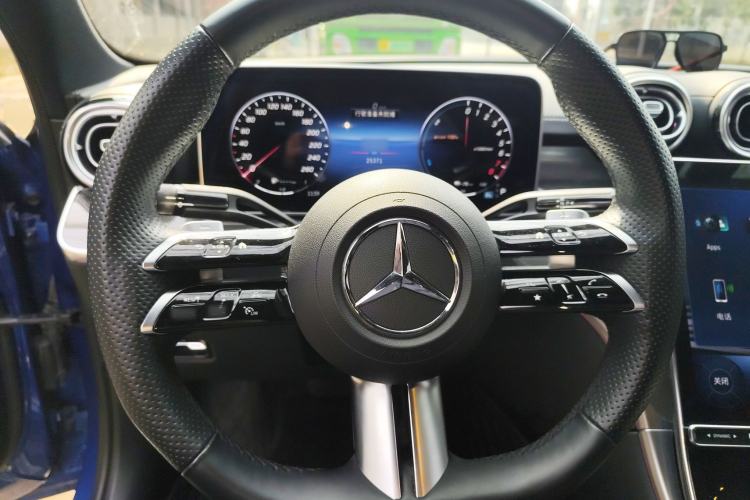 Used Mercedes-Benz C-Class New Energy 2023 C 350 eL Steering Wheel