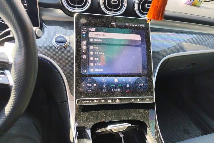 Used Mercedes-Benz C-Class New Energy 2023 C 350 eL Audio And AC Panel