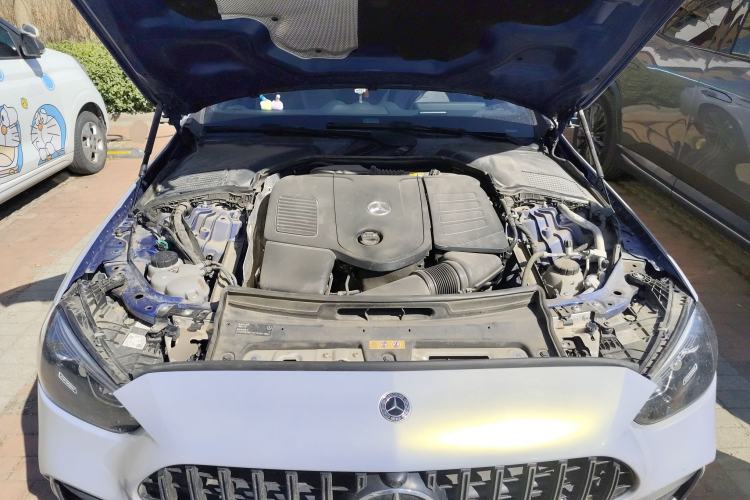 Used Mercedes-Benz C-Class New Energy 2023 C 350 eL Engine Bay