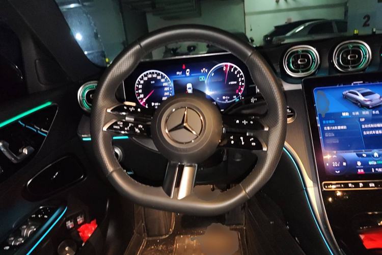 Used Mercedes-Benz C-Class New Energy 2023 Second Facelift C 350 eL Steering Wheel