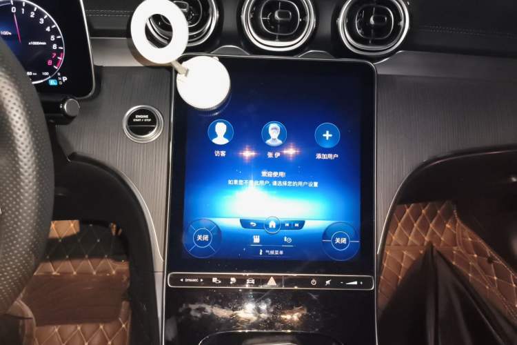 Used Mercedes-Benz C-Class New Energy 2023 C 350 eL Audio And AC Panel