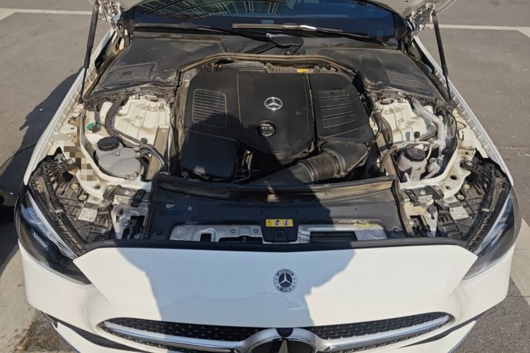 Used Mercedes-Benz C-Class New Energy 2023 Second Facelift C 350 eL Engine Bay