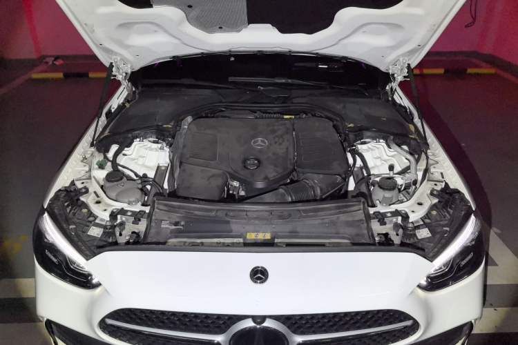 Used Mercedes-Benz C-Class New Energy 2023 Second Facelift C 350 eL Engine Bay