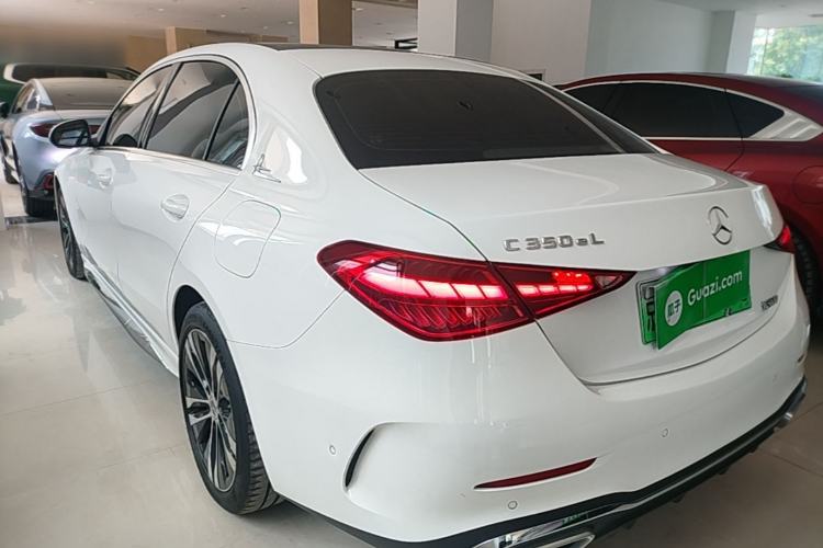 Used Mercedes-Benz C-Class New Energy 2023 Facelift C 350 eL Rear Left 45 Deg