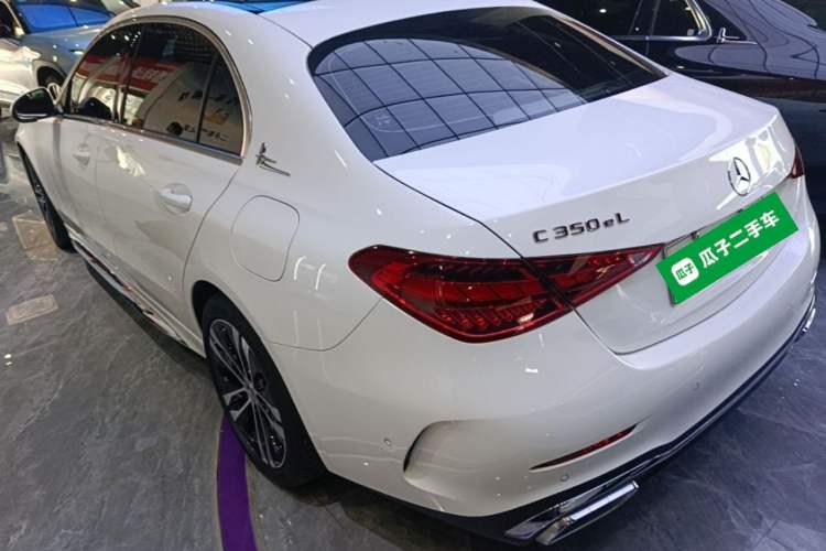 Used Mercedes-Benz C-Class New Energy 2023 Second Facelift C 350 eL Rear Left 45 Deg