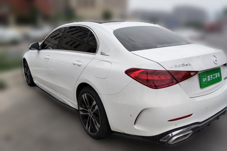 Used Mercedes-Benz C-Class New Energy 2023 C 350 eL Rear Left 45 Deg