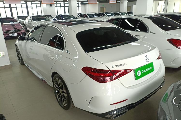 Used Mercedes-Benz C-Class New Energy 2023 Facelift C 350 eL Rear Left 45 Deg