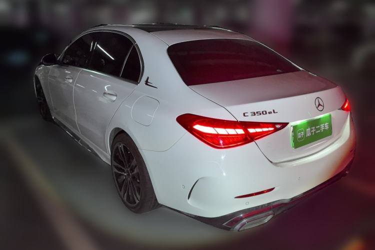 Used Mercedes-Benz C-Class New Energy 2023 Second Facelift C 350 eL Rear Left 45 Deg
