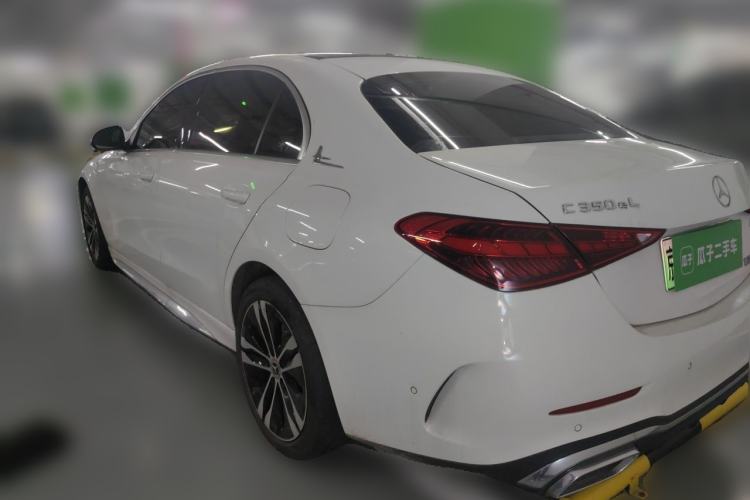 Used Mercedes-Benz C-Class New Energy 2023 C 350 eL Rear Left 45 Deg