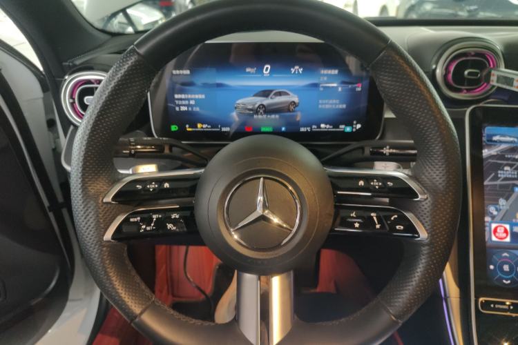 Used Mercedes-Benz C-Class New Energy 2023 C 350 eL Steering Wheel