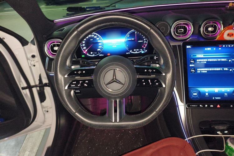 Used Mercedes-Benz C-Class New Energy 2023 C 350 eL Steering Wheel