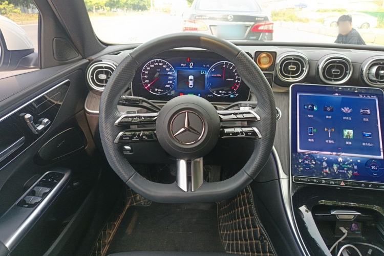 Used Mercedes-Benz C-Class New Energy 2023 C 350 eL Steering Wheel