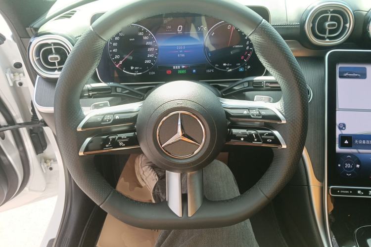Used Mercedes-Benz C-Class New Energy 2023 Second Facelift C 350 eL Steering Wheel