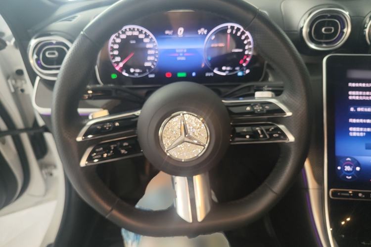 Used Mercedes-Benz C-Class New Energy 2023 C 350 eL Steering Wheel