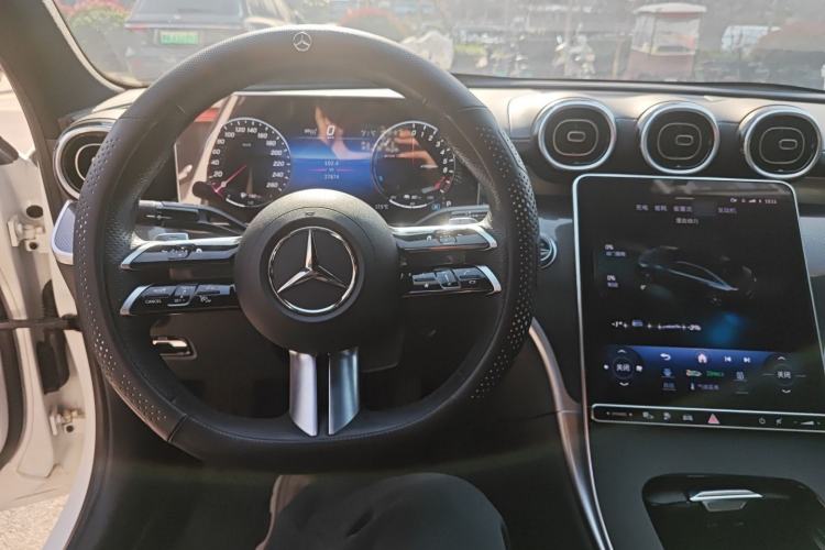 Used Mercedes-Benz C-Class New Energy 2023 Second Facelift C 350 eL Steering Wheel