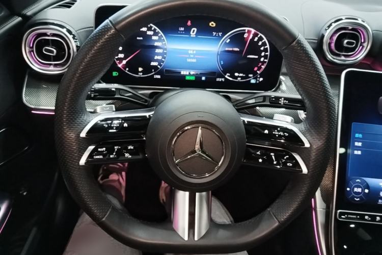 Used Mercedes-Benz C-Class New Energy 2023 C 350 eL Steering Wheel