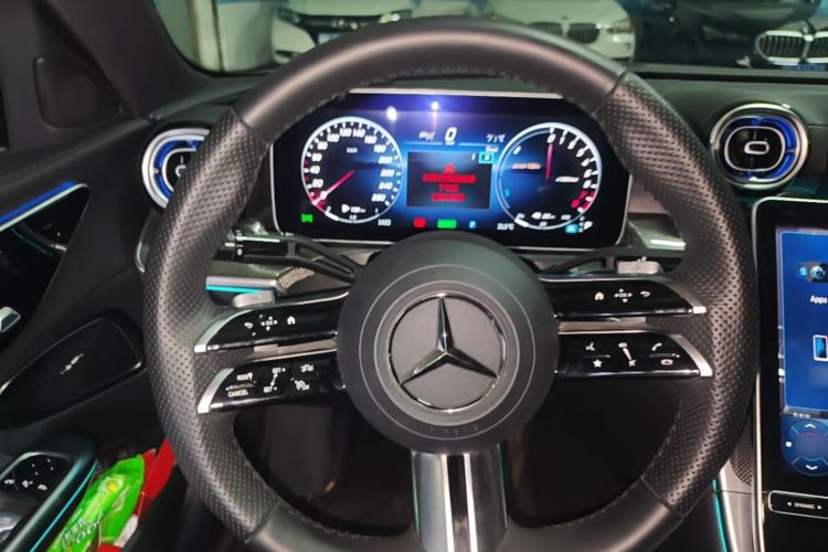 Used Mercedes-Benz C-Class New Energy 2023 Facelift C 350 eL Steering Wheel