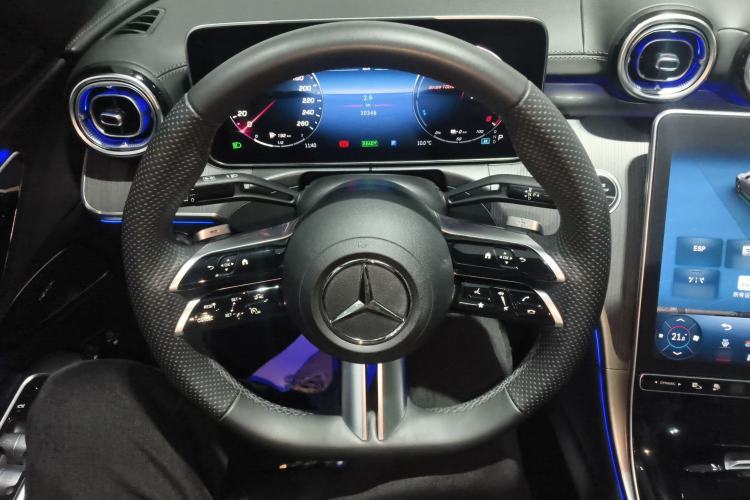 Used Mercedes-Benz C-Class New Energy 2023 Second Facelift C 350 eL Steering Wheel