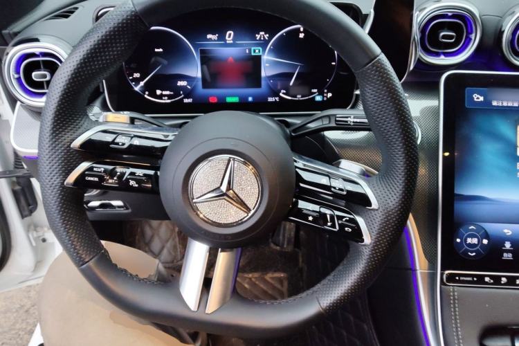 Used Mercedes-Benz C-Class New Energy 2023 C 350 eL Steering Wheel