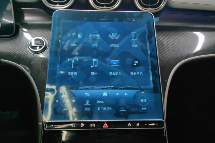Used Mercedes-Benz C-Class New Energy 2024 C 350 eL Audio And AC Panel