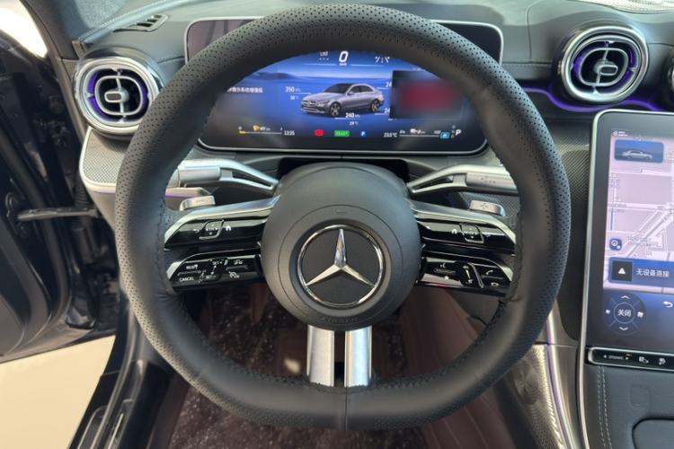 Used Mercedes-Benz C-Class New Energy 2024 C 350 eL Steering Wheel